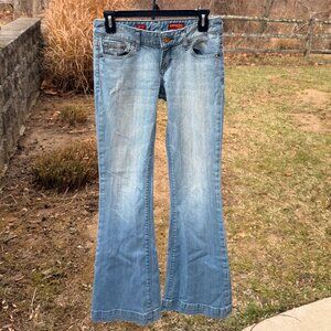 Vintage Express Stella Flare Jeans in Light Wash